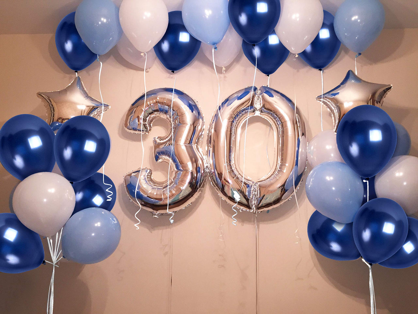 Treasures Gifted Navy Blue Balloons - Blue Metallic Balloons - Marine Balloons - Steel Blue Balloons - Navy Latex Balloons 12 In