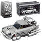 dOMOb Silver Stream Aston Martin DB5 Car Building Kit - 506 pcs Building Blocks Set w/Container Display Box - Modular Scale 1:24
