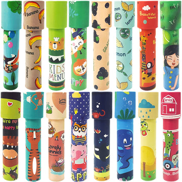 16 Pcs Classic Kaleidoscopes Toys,Magic Kaleidoscopes,Educational Kaleidoscope,Colorful And Varied Kaleidoscope For Birthday Present,Students,Kids,Party Favors,Bag Fillers,School Classroom Prizes