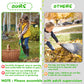 2Pcs Kids Rake Garden Tool Set Toy,Child Size Lawn Small Rakes and Garden for Leaves,Wooden Gardening Toy Rakes with Detachable