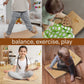 Nutty Toys Montessori Wooden Wobble Board For Kids & Adults - 100% Natural Wood Balance Board - Toddler Balancing Rocker - Unique Boy & Girl Open Ended Toy - Best Valentine'S Day Gifts Idea 2025