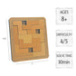 Project Genius Caesar's Calendar Wood Puzzle - 365+ Brainteasers, Multicolor, TG444, Gift for Adults & Kids 8+