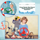 Haconba 2 Pack Steering Wheel Playset Plastic Pirate Ships Wheel With Mounting Tools For Kids Playground Outdoor Gym (Green, Red)