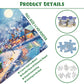 1000 Piece Puzzle For Adults Christmas Village Christmas Puzzle, Snowy Eve Christmas Puzzles 1000 Pieces, Christmas Scene 1000 P