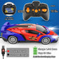 Growsland Remote Control Car, 2.4Ghz Rc Cars for Boys 4-7 8-12, Electric Kids Toys for Kids with Cool LED Lights, Rechargeable H