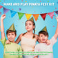 Spicebox Make Your Own Diy Pinata Kit For Birthday Party, Arts And Crafts For Kids, Children’S Creative Activity Gifts, Make And Play Pinata Fest, 8 Smashing Projects