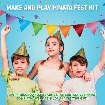 Spicebox Make Your Own Diy Pinata Kit For Birthday Party, Arts And Crafts For Kids, Children’S Creative Activity Gifts, Make And Play Pinata Fest, 8 Smashing Projects