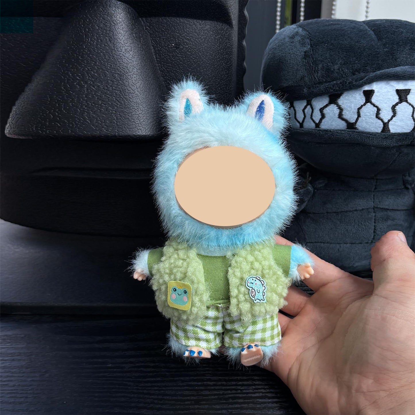 Doll Clothes - Compatible with LBB 5.91-6.7inch(15-17cm) Dolls as Accessories Only  enhanced Dolls Outfit with Accessories  Hand Crocheted Hat  Sweaters  Bag 8