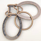 Magikon Traditional Brain Teaser, Classical Metal Horseshoe Puzzle (Bronze, Normal)