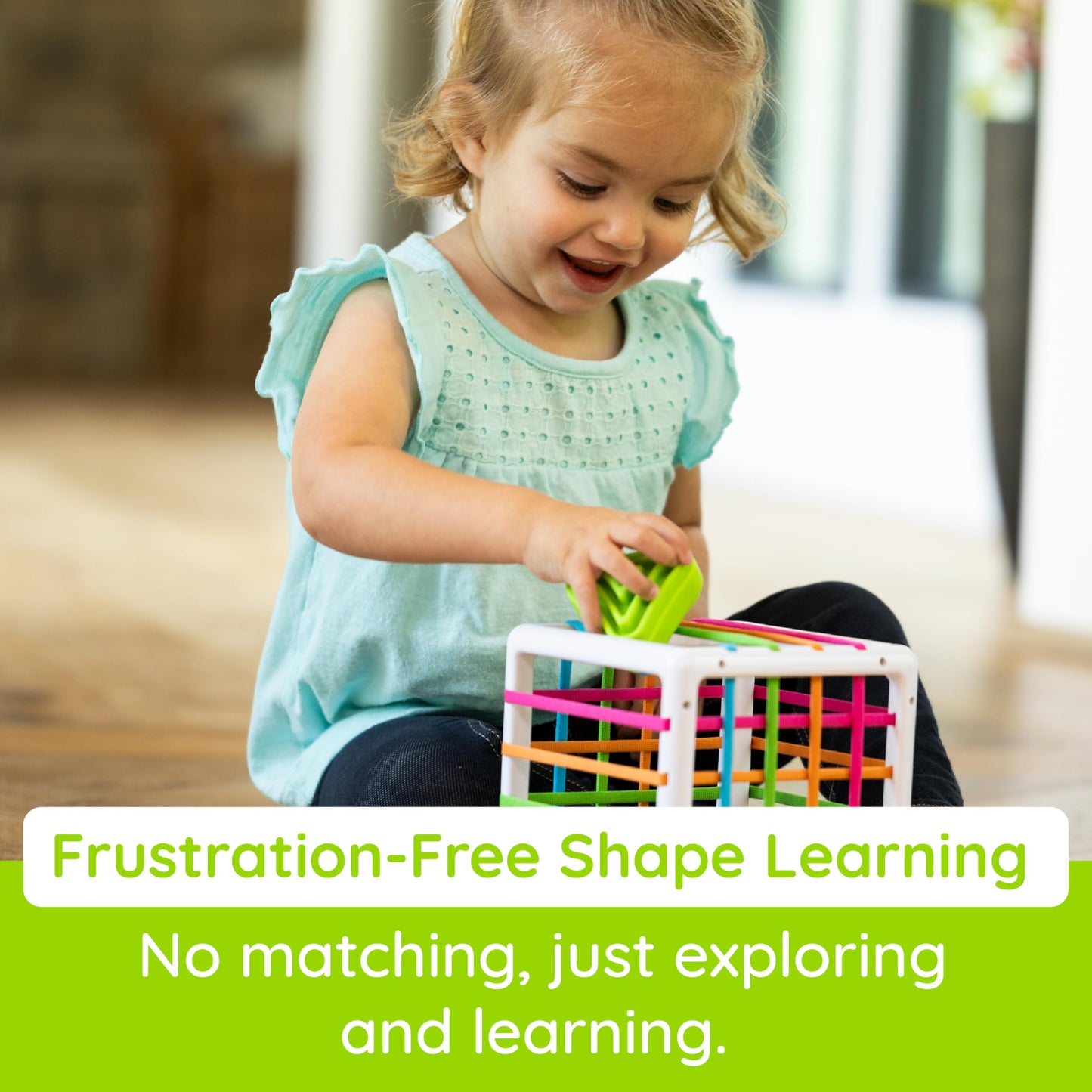 Fat Brain Toys Innybin Shape Learning Toys, Sensory Toys For Babies And Toddlers, Baby Toys Ages 10 Months+