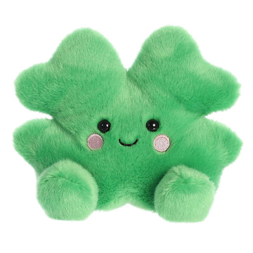 Aurora Adorable Palm Pals Chance Clover Stuffed Animal - Pocket-Sized Play - Collectable Fun - Green 5 Inches