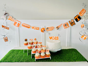 Tennessee Party Supplies (42 Pieces) For University Of Tennessee Graduation, Tailgating And Birthday Party Decorations With Tenn