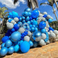 Kalor 12 Inch Metallic Blue Balloons, 50 Pcs Latex Helium Metallic Balloons For Kid'S Birthday Party, Baby Shower, Wedding, Graduate Party Decorations