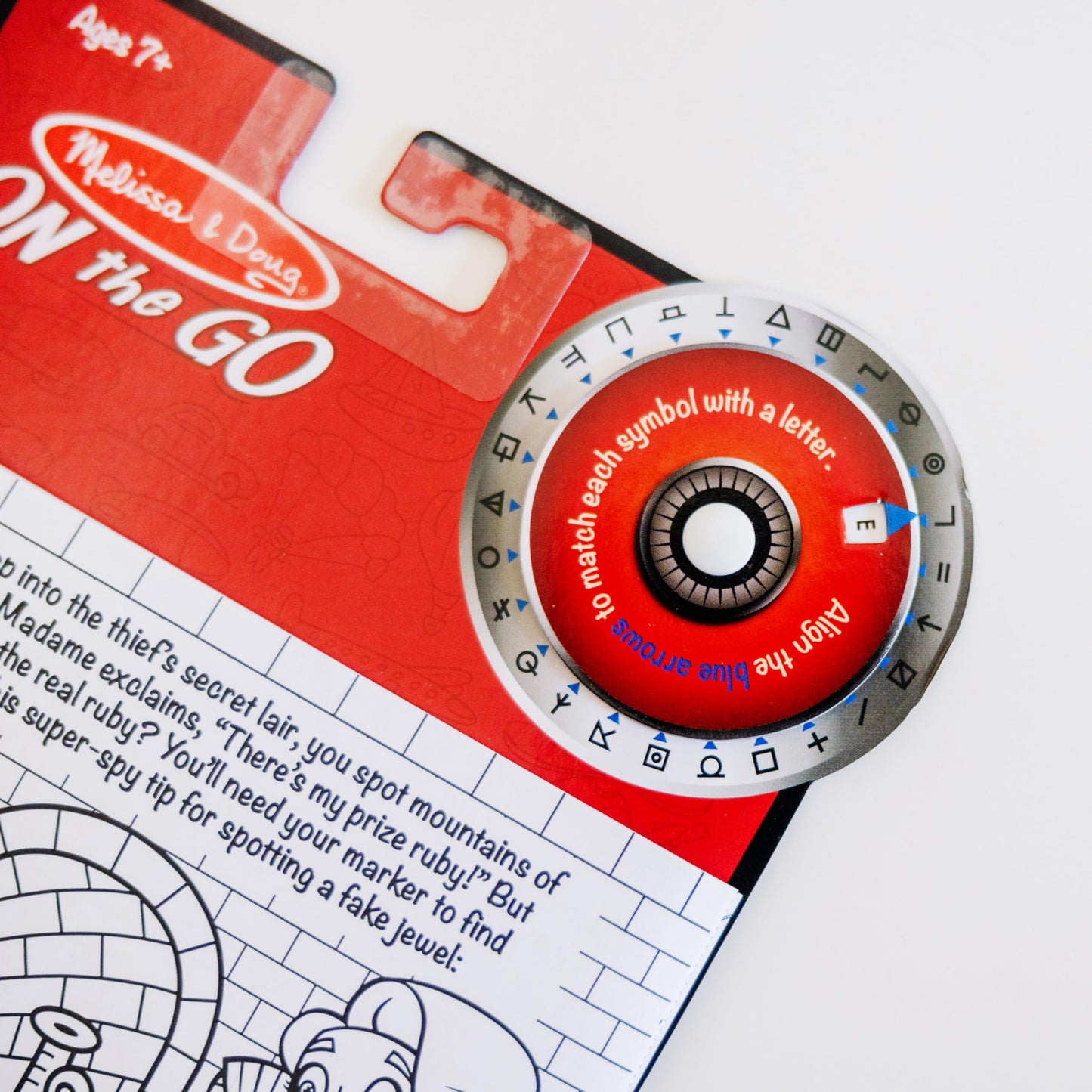 Melissa & Doug On The Go Secret Decoder Activity Book - The Case of The Runaway Ruby