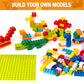 Mannidoo Large Building Blocks For Kids Toddlers, 161Pcs Big Building Bricks With 10''X10'' Large Baseplates - 100% Compatible W