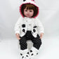 Reborn Baby Dolls Girl Clothes 22 Inch Panda Outfits Accesories For 22-24 Inch Reborn Baby Girl Newborn Matching Clothing