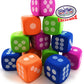 Deluxe Large 2.25 EVA Foam Dice (Pack of 12) with Bonus Mattys Toy Stop Storage Bag