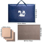 LAVIEVERT 1000 Pieces Jigsaw Puzzle Board with Padded Cover, Portable Case, 4 Sorting Trays, Non-Slip Surface - Royal Blue, Khaki, Gray