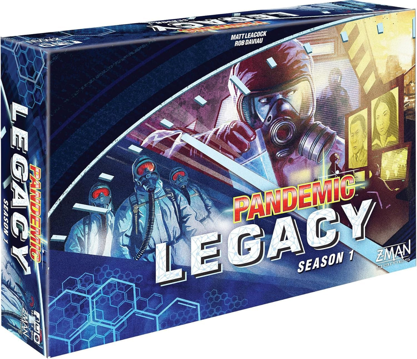 Pandemic Legacy Season 1 Blue Edition Board Game For Adults And Family | Cooperative Board Game | Ages 13+ | 2 To 4 Players | Av