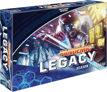 Pandemic Legacy Season 1 Blue Edition Board Game For Adults And Family | Cooperative Board Game | Ages 13+ | 2 To 4 Players | Av