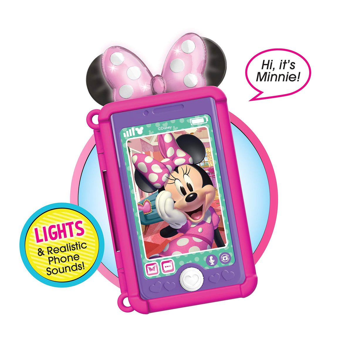 Junior Cell Phone - Minnie Mouse Style
