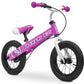 Balance Bike, 12'' Metal Toddler Training Bicycle, Pink