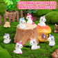 Lhsyfbz 48Pcs Mini Resin Unicorn, Miniature Unicorn Figurines, Mini Resin Animals To Hide For Garden Landscape Aquarium Dollhous