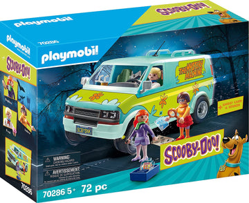 Playmobil Scooby-Doo! Mystery Machine, Standard Size, Multi-Color, Model 70286, Plastic