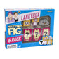 Lankybox Mystery Figure - 6 Pack. For The Biggest Fans, 6 Of 10 Possible Figures Including Foxy, Rocky, And Ultra-Rare Canny, Which Will You Get?