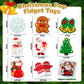 Christmas Party Favor for Kids: Stocking Fillers Pop Keychain - Christmas Eve Box Fillers Party Favours for Children- Fidget Toy