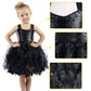 Black Tutu Dress for Girls Sequin Tulle Dress for Birthday Party Wedding Dancing 6T