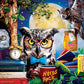 Masterpieces 300 Piece EZ Grip Jigsaw Puzzle - Night Owls Study Group - 18x24