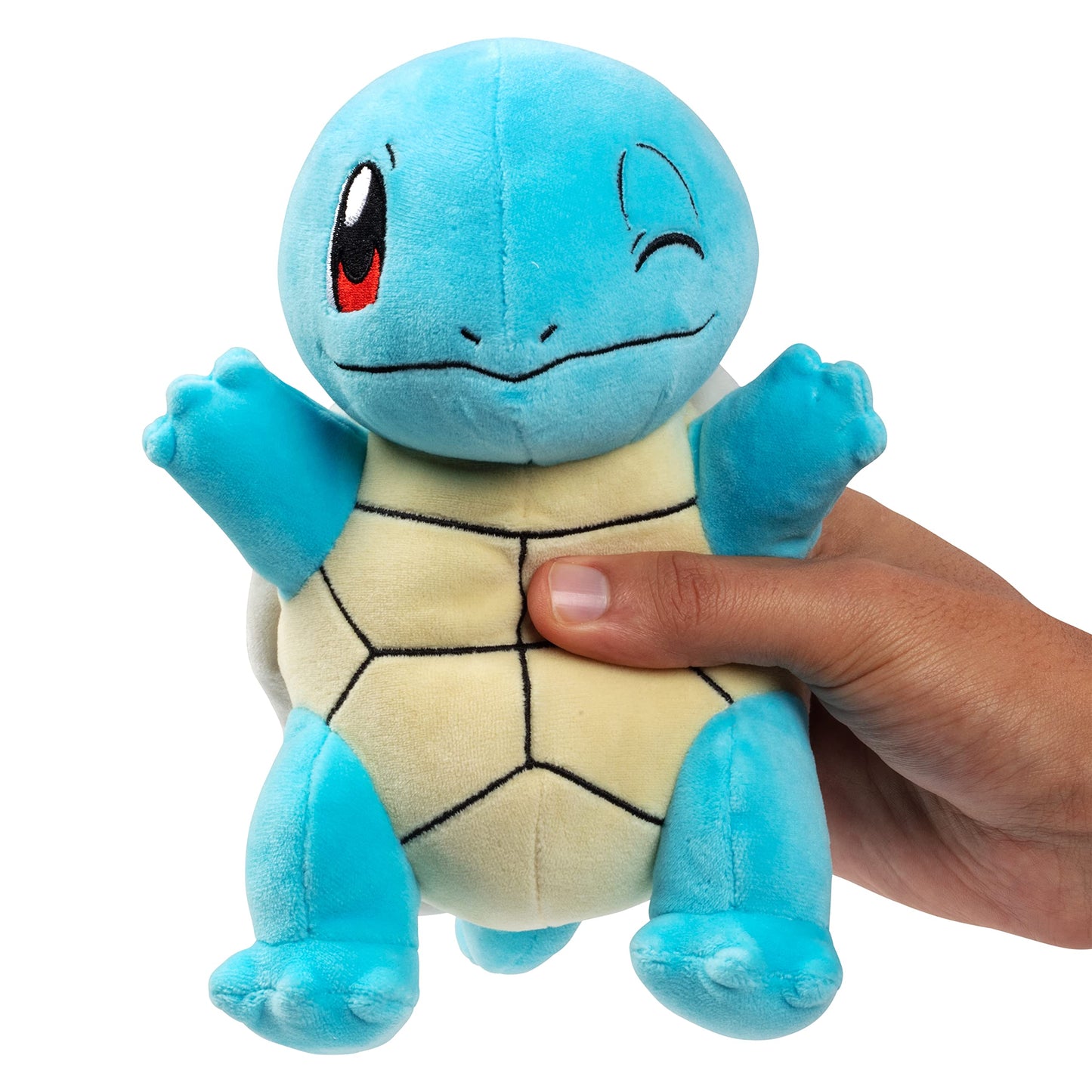 Pokemon 8 Squirtle Plush - Officially Licensed - Generation 1 Starter Figure - Authentic Soft Stuffed Animal Toy - Gift for Kids  Boys  Girls - 2+