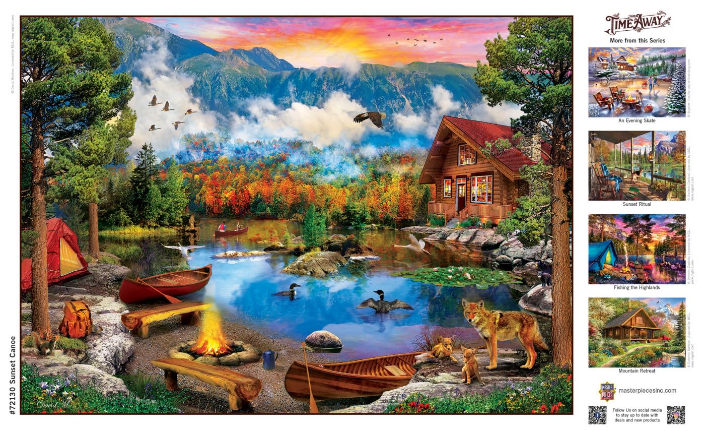 Sunset Canoe 1000 Pc