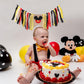 Mickey Mouse High Chair Banner - Mickey Mouse Birthday Decorations Boy,Mickey Party First Birthday Highchair,Mickey Mouse High C