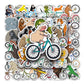 Animals Stickers For Kids, Cute Funny Bike Animals Sticker Vinyl Waterproof Decals For Laptop Water Bottle Skateboard Bumper Com