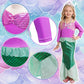 Zaisuifun Princess Dress Up Mermaid Costume Little Girls Mermaid Dress Halloween Cosplay Costumes, Purple, 2-3 Years(Tag 100)