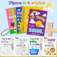 Dvbonike 24Pcs Bible Coloring Books Religious Theme Diy Color-In Pages With Inspirational Words Drawing Holiday Christian Activi