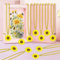 KeeStar 24 Pack Sunflower Necklace Party Favors for You are My Sunshine Themed Baby Shower, Friendship Party, Birthday, School C
