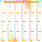Huskein Bead Necklace, 120PCS Mardi Gras Beads, 33'' Colorful Mardi Gras Beads Necklaces, Women Men Party Costume Accessories Pa