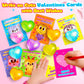 24Pack Valentines Day Gifts For Kids Classroom Heart Stress Balls With Valentines Day Cards For Kids School Class Exchange Fidge