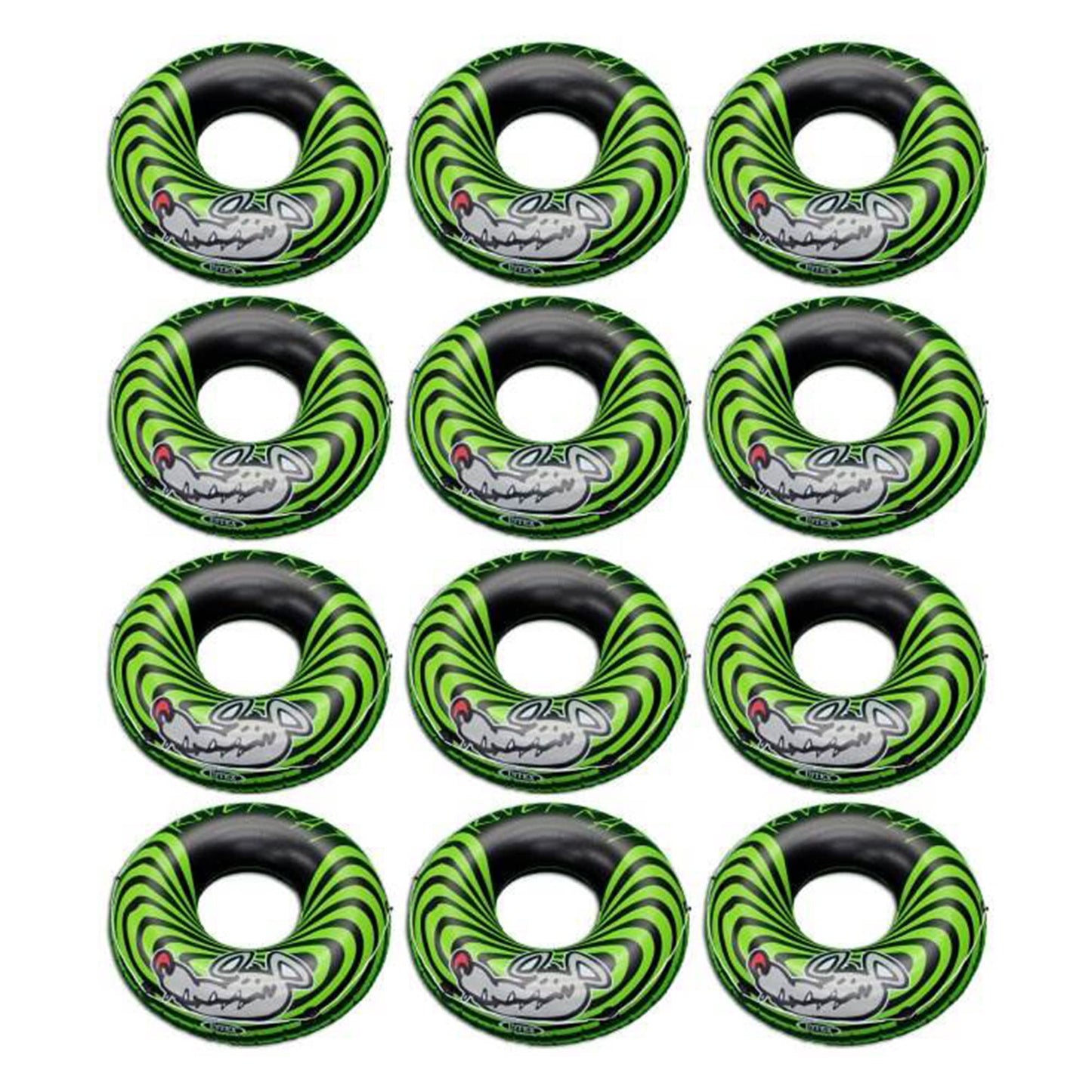 Intex 12-Pack River Rat 48' Inflatable Tubes For Lake/Pool/River | 12 X 68209E