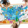 Gatherfun Under The Sea Party Giant Coloring Poster - 31.5X 72 Inches - Versatile Classroom Wall D  Cor & Birthday Activity - Se