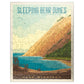 Mypuzzle Sleeping Bear Dunes National Lakeshore, Vintage Poster - Premium 100 Piece Jigsaw Puzzle For Adults