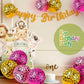 Gejoy 36 Pcs Cheetah Balloons, 12 Inch Pastel Leopard Print Latex for Jungle Theme Birthday Party Decorations