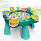 Pairez Toys Fishing Game Toy Set, Kids Play Table W/Rotating Board, 45 Fishes & 4 Fishing Poles, Gifts For Children, Boys & Girls Aged 3 4 5 6+ (Upgraded Ver.)