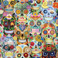 Day Of The Dead (Sugar Skulls) Jigsaw Puzzle 1000 Piece - 30' X 24' Puzzle For Adults With Large & Randomly Shaped Pieces - A Vcc Original Puzzle