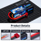 Zeee 2S Lipo Battery 5200Mah 7.4V 80C Rc Hard Case T Connector For 1/8 1/10 Rc Vehicles Rc Car Rc Truck Tank Rc Buggy Truggy Rc