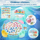 QuadPro Magnetic Fishing Games Set - Educational Toddler & Kids Fishing Toys | 45 Fish  8 Poles  Rotating Board with Music & LED | Ideal Go Fish Toy for Fun!