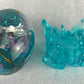 Aint It Nice Lava Dragon Egg Statue Blue Dragon Figurine Silver Chest Transparent Dragon Egg Collectible Medieval Fantasy D  Cor